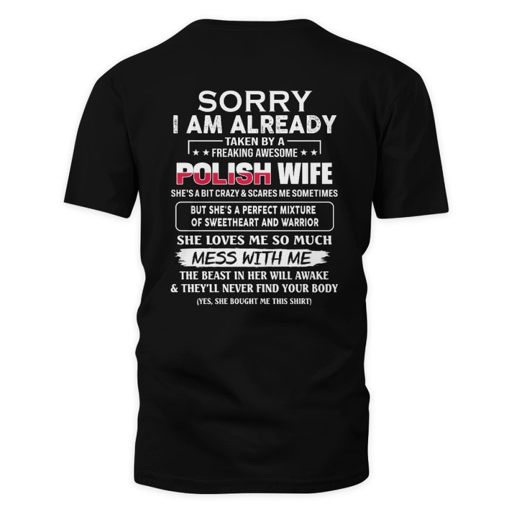 Awesome Polish wife - Funny gift - The Perfect gift for your husband - (SKUT8-NK) - SUN POLISH