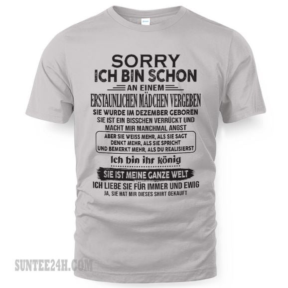 Das ist das perfekte T-Shirt für ihn - (SKU05-02-00)