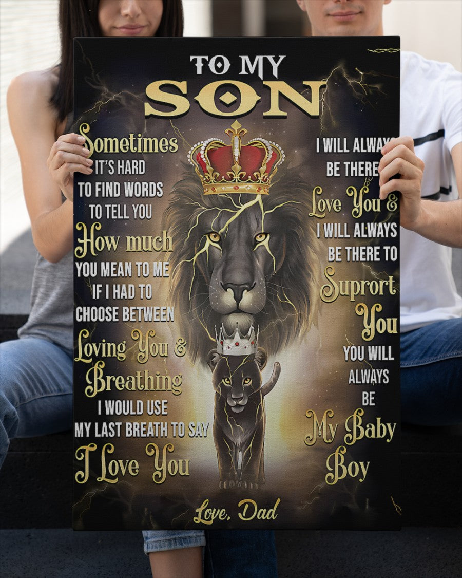 CANVAS FOR SON - BEST GIFT FROM DAD - SUN00 (SKU2604-139)