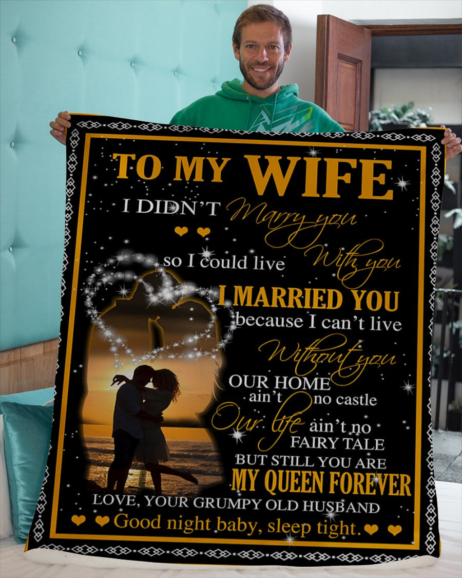 Special Gift For Your Wife Blanket - From Husband - (SKUB07-28)