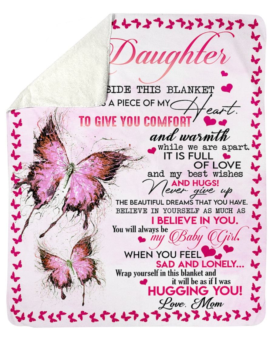 Special gift for your daughter blanket - from Mom (SKUB06-101)