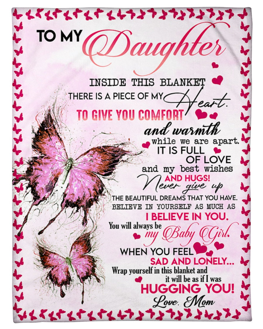 Special gift for your daughter blanket - from Mom (SKUB06-101)