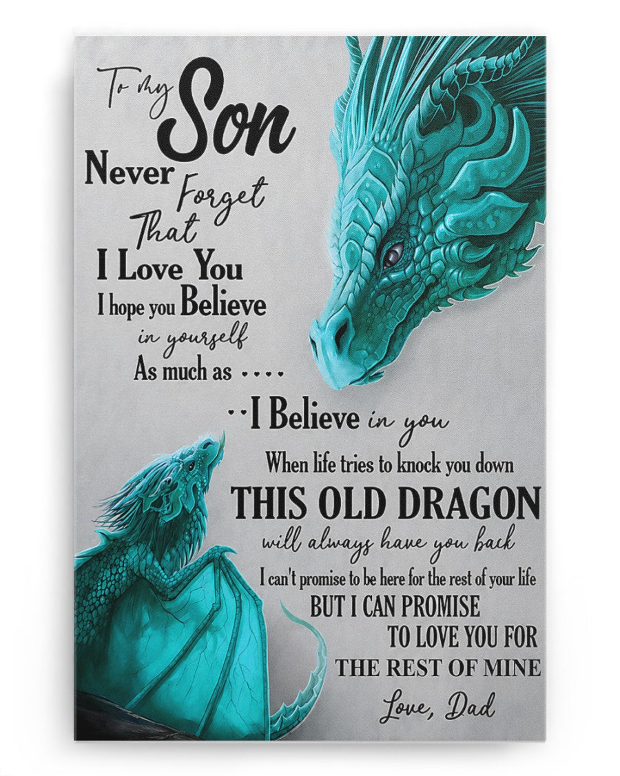 CANVAS FOR SON - BEST GIFT FROM DAD - SUN00 (SKU2605-179)