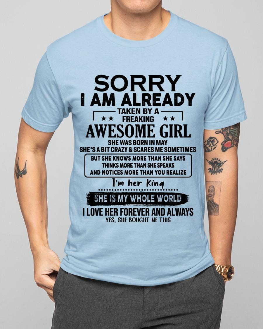 May - Awesome Girl born in May - Special gift for your boyfriend - HL05 (SKU.AT16)