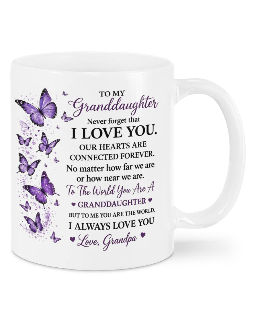 TO MY GRANDDAUGHTER MUG - GIFT FROM GRANDPA - sun00 (SKU2608-201)
