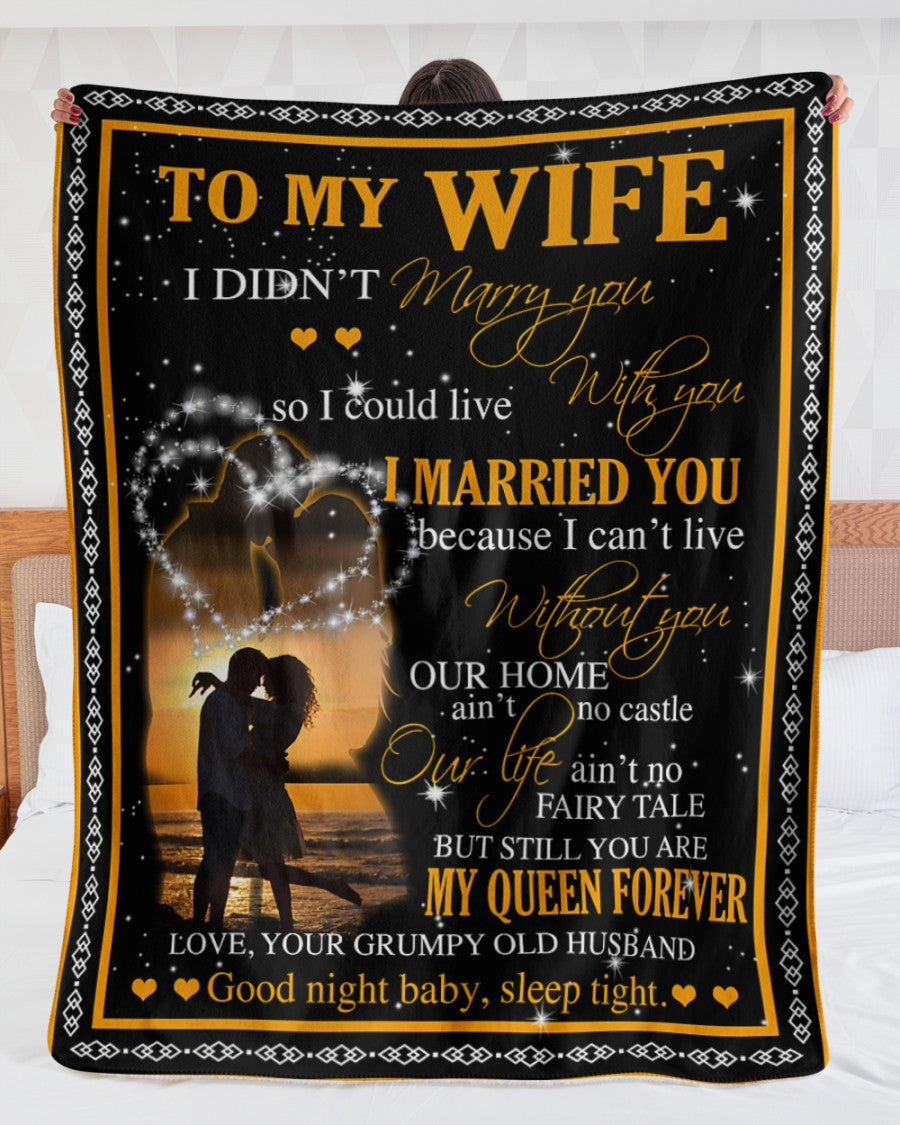 Special Gift For Your Wife Blanket - From Husband - (SKUB07-28)