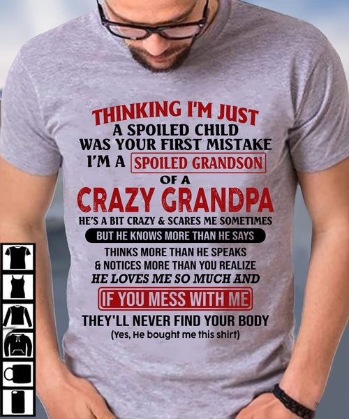 Grandpa - Gift for Grandson - (GRANDPA-GRANDSON) SUNPA