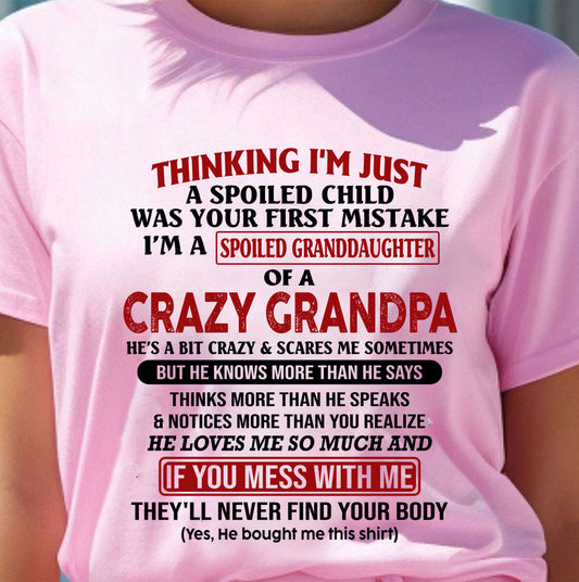 Grandpa - Gift for Granddaughter - (GRANDPA-GRANDDAUGHTER) SUNPA