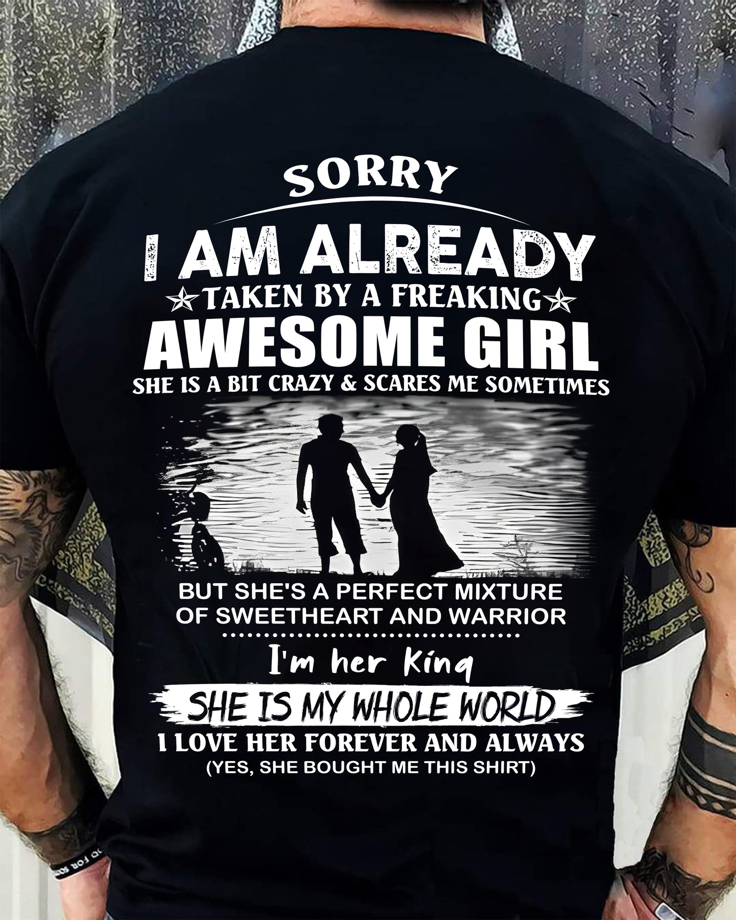 Funny Boyfriend, Husband T-Shirt - Perfect Gift from Girlfriend, Wife for Anniversary or Birthday (SKU11-08-00) SUN00