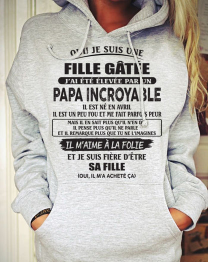 Avril - Papa génial - Le cadeau parfait pour votre fille (SKU10-FR-04)
