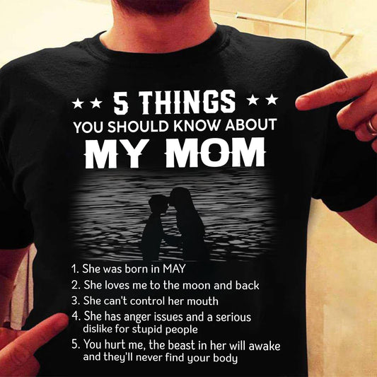 Awesome Mom born in May - Special Gift For Your Son - (SKU2604-103-05) SUN05
