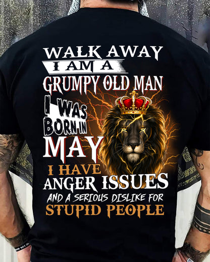 I'm A Grumpy Old May Man T-Shirt - Don't Mess With Me Tee (SKU2604-214-05) - SUN05