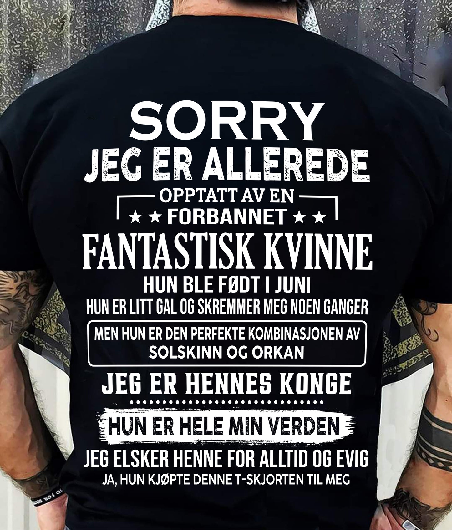 Perfekt gave til kjæresten eller mannen din (SKU2605-287-06) SUNNO06