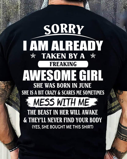 June - The special gift for your boyfriend, husband - (SORRY-GIRLS) - SUN06