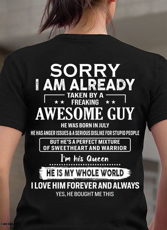 Sorry guy - Perfect gift for your girlfriend - SUN00 (sr nu sweetheart 13-3-25)