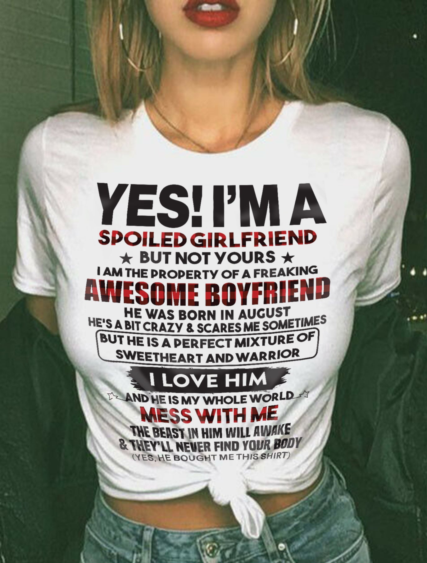 August - Awesome guy - Perfect gift for your girlfriend - (SKU07-31) - SUN08