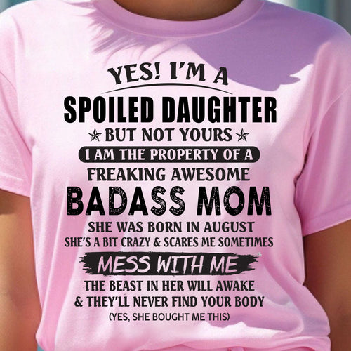 August - Badass Mom - The perfect gift for your daughter - (BADASS MOM) - SUN08