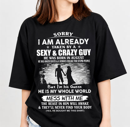August - Special Gift For Your Girlfriend or Wife (SKU2606-352-08) SUN08
