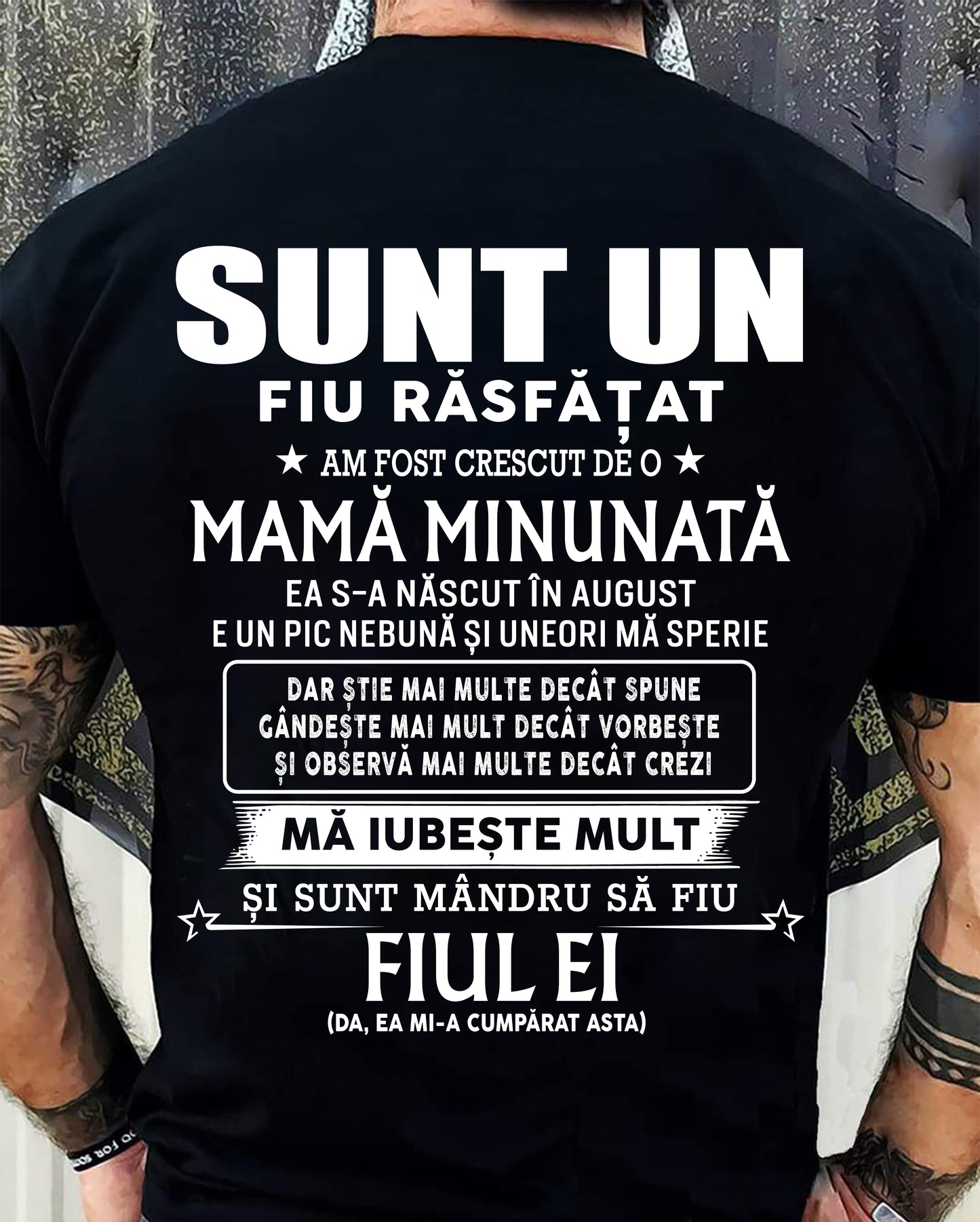 Cadou special pentru fiul tău (SKU2605-216-08) - SUNRMN08