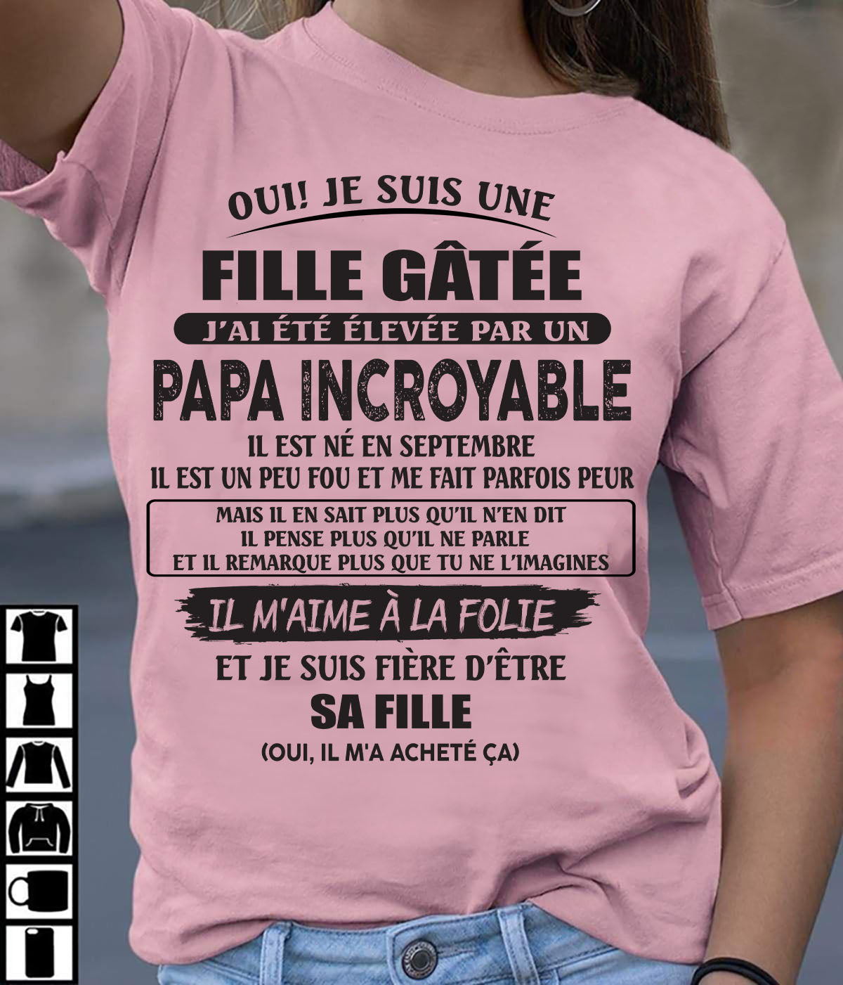 Septembre - Papa génial - Le cadeau parfait pour votre fille (SKU10-FR-09)