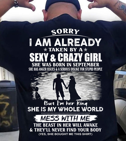 September - Perfect Gift For Your Boyfriend or Husband (SKU2606-297-09) SUN09