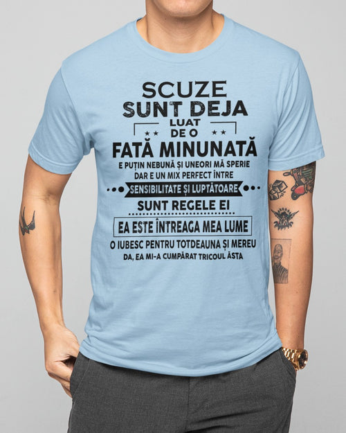 Acesta este tricoul pentru tine. Fă-o să zâmbească în fiecare zi când porți acest tricou - (SKU-RO-SRNAM-00) SUN00 ROMANIA
