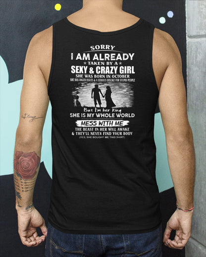October - Perfect Gift For Your Boyfriend or Husband (SKU2606-297-10) SUN10
