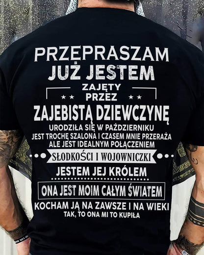 Hej, piękna dziewczyno – Idealny prezent dla Twojego chłopaka lub męża - (SKU07-55-10) - SUN10