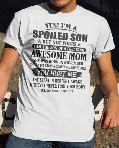 November - The Perfect Gift For Your Son - SUN11 (SKU6-8-11)