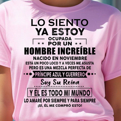 Noviembre - El Regalo Perfecto Para Tu Esposa O Novia - SUN11 (SKU08-SRNU-TBN-11)