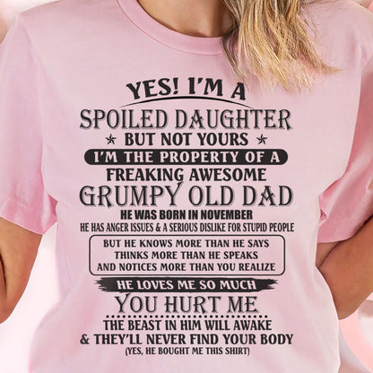 November - Awesome Dad - The perfect gift for your daughter - (SKU0811-DAD-DAU-11) - SUN11