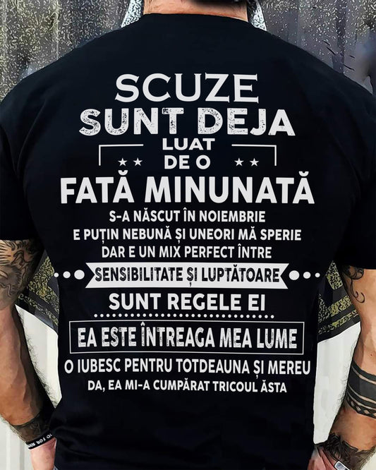 Hei, fată frumoasă și minunată – Cadoul perfect pentru iubitul sau soțul tău - (SKU07-54-11) - SUN11