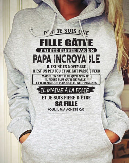 Novembre - Papa génial - Le cadeau parfait pour votre fille (SKU10-FR-11)