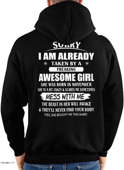 November - The special gift for your boyfriend, husband - (SORRY-GIRLS) - SUN11
