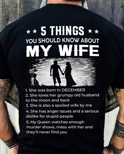 December - Special Gift for your Husband - A Perfect Gift from Wife for Anniversary, Birthday, and Valentine’s Day (SKU26T-01257-12) - SUN12