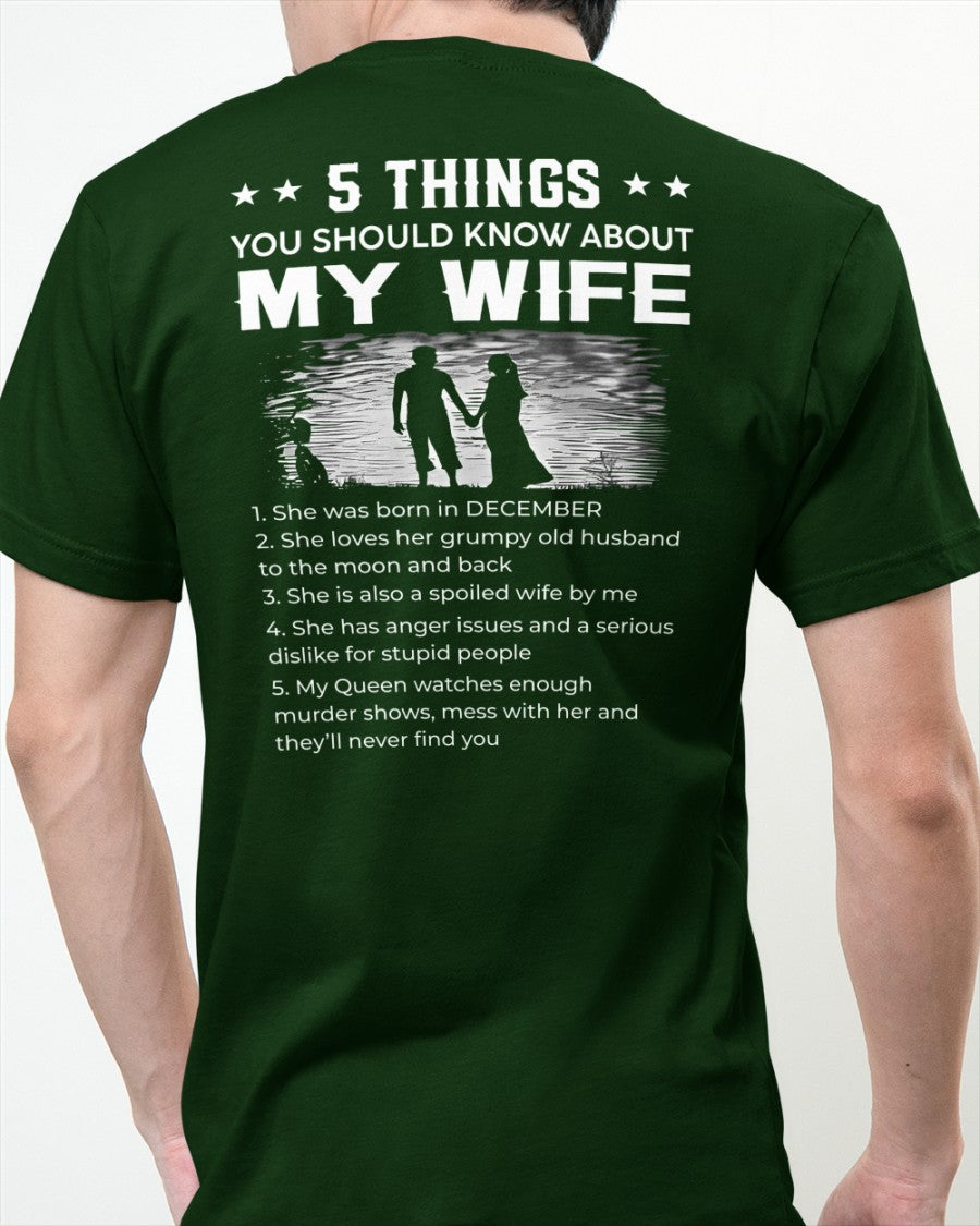 December - Special Gift for your Husband - A Perfect Gift from Wife for Anniversary, Birthday, and Valentine’s Day (SKU26T-01257-12) - SUN12