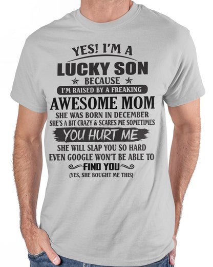 December - Awesome Mom - Perfect gift for your son (SKU09-LKS-12)