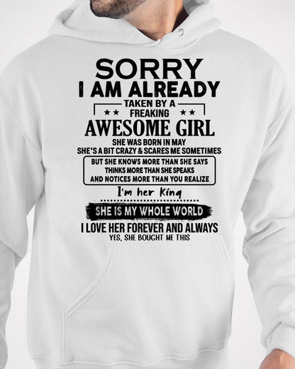 May - Awesome Girl born in May - Special gift for your boyfriend - HL05 (SKU.AT16)