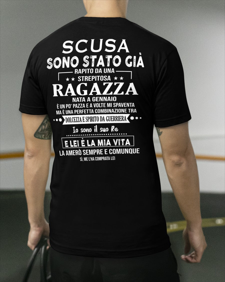 Scusate ragazze, sono già impegnato - La mia ragazza è pazza e adorabile - Regalo perfetto per il tuo fidanzato - (SKU04-116-01) - SUN01