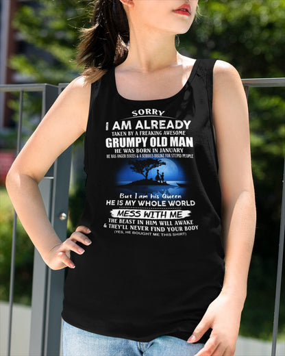 January - Valentine’s Day T-Shirt Gift for Her - Anniversary, Birthday & Holiday Present from Boyfriend or Husband (SKU26T-01147-01) - SUN01