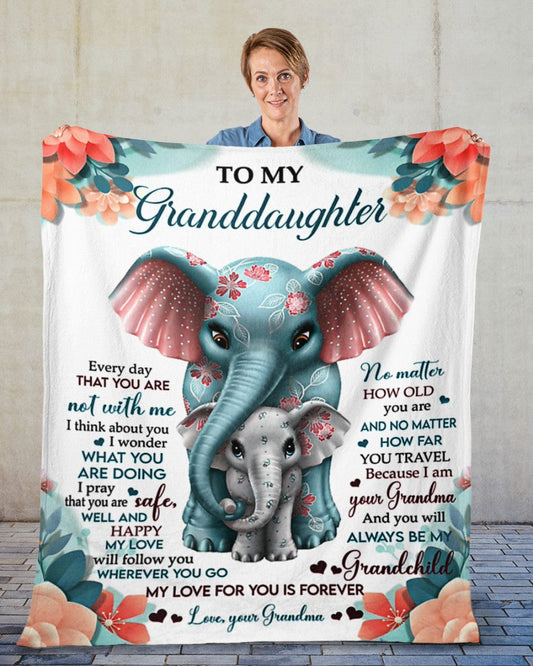 Cadeau spécial pour votre petite-fille - couverture de grand-mère 
