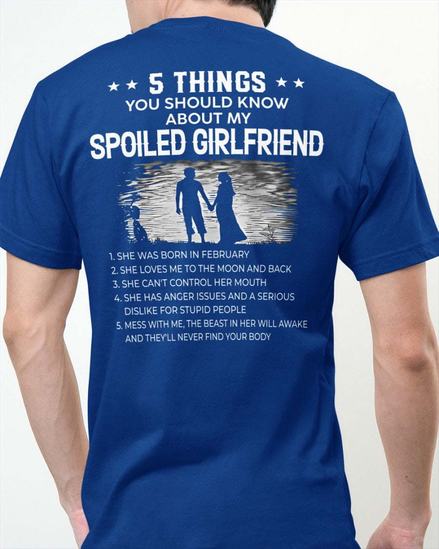 February - 5 Things You Should Know About My Girlfriend - Perfect Gift For Your Boyfriend (SKU2607-219-02) SUN02