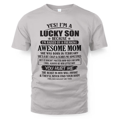 February - Awesome Mom - The Perfect Gift For Your Son - (SKU08-LKSON-02) - SUN02