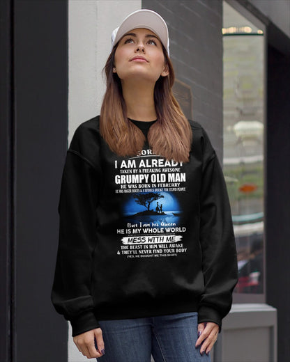 February - Valentine’s Day T-Shirt Gift for Her - Anniversary, Birthday & Holiday Present from Boyfriend or Husband (SKU26T-01147-02) - SUN02