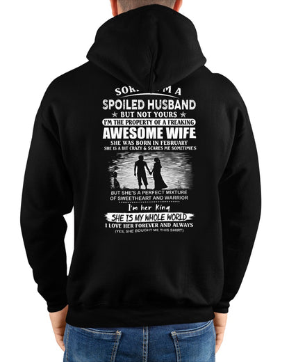 February - Funny Husband T-Shirt - Perfect Gift from Wife for Holiday, Anniversary or Birthday (SKU11-47-02) - SUN02
