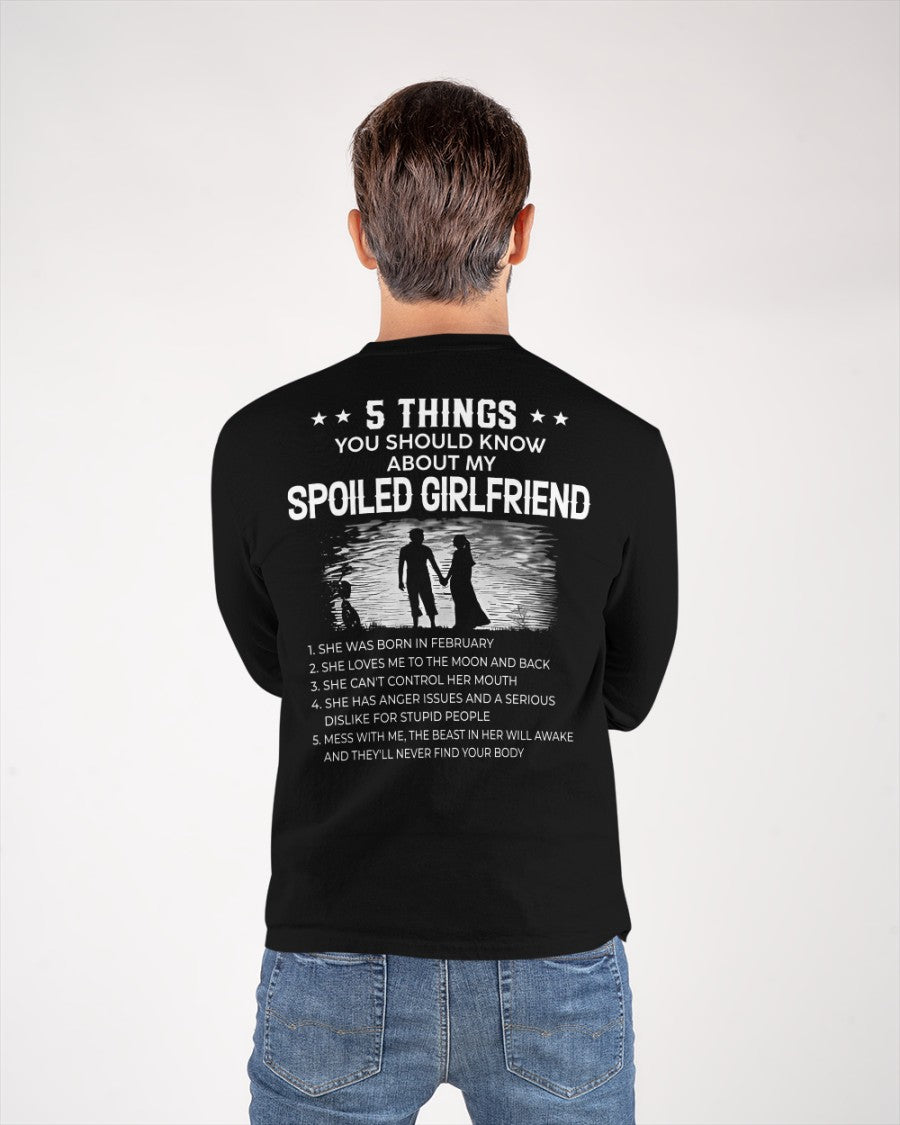 February - 5 Things You Should Know About My Girlfriend - Perfect Gift For Your Boyfriend (SKU2607-219-02) SUN02
