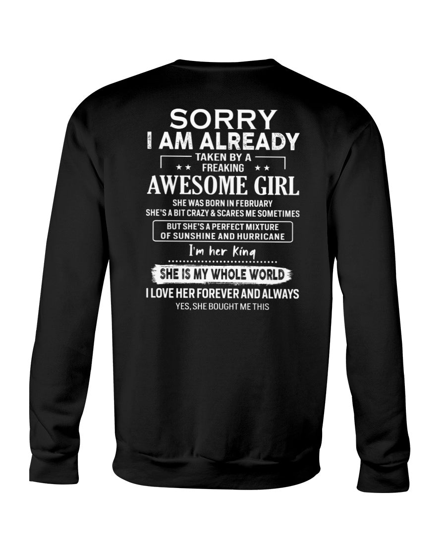 February Girl - The Perfect Gift For Your Boyfriend - (SKU07-SUNSHINE-02) - SUN02