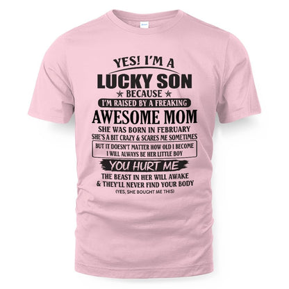 February - Awesome Mom - The Perfect Gift For Your Son - (SKU08-LKSON-02) - SUN02