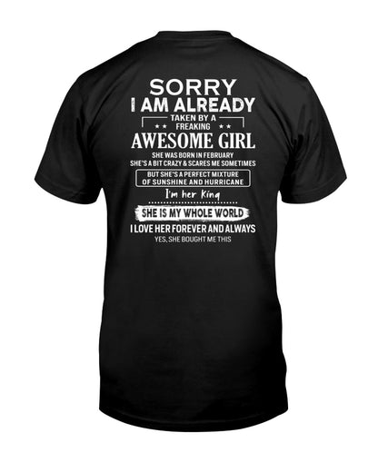 February Girl - The Perfect Gift For Your Boyfriend - (SKU07-SUNSHINE-02) - SUN02