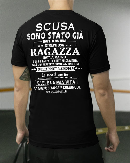 Scusate ragazze, sono già impegnato - La mia ragazza è pazza e adorabile - Regalo perfetto per il tuo fidanzato - (SKU04-116-03) - SUN03